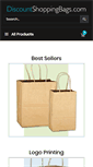 Mobile Screenshot of discountshoppingbags.com